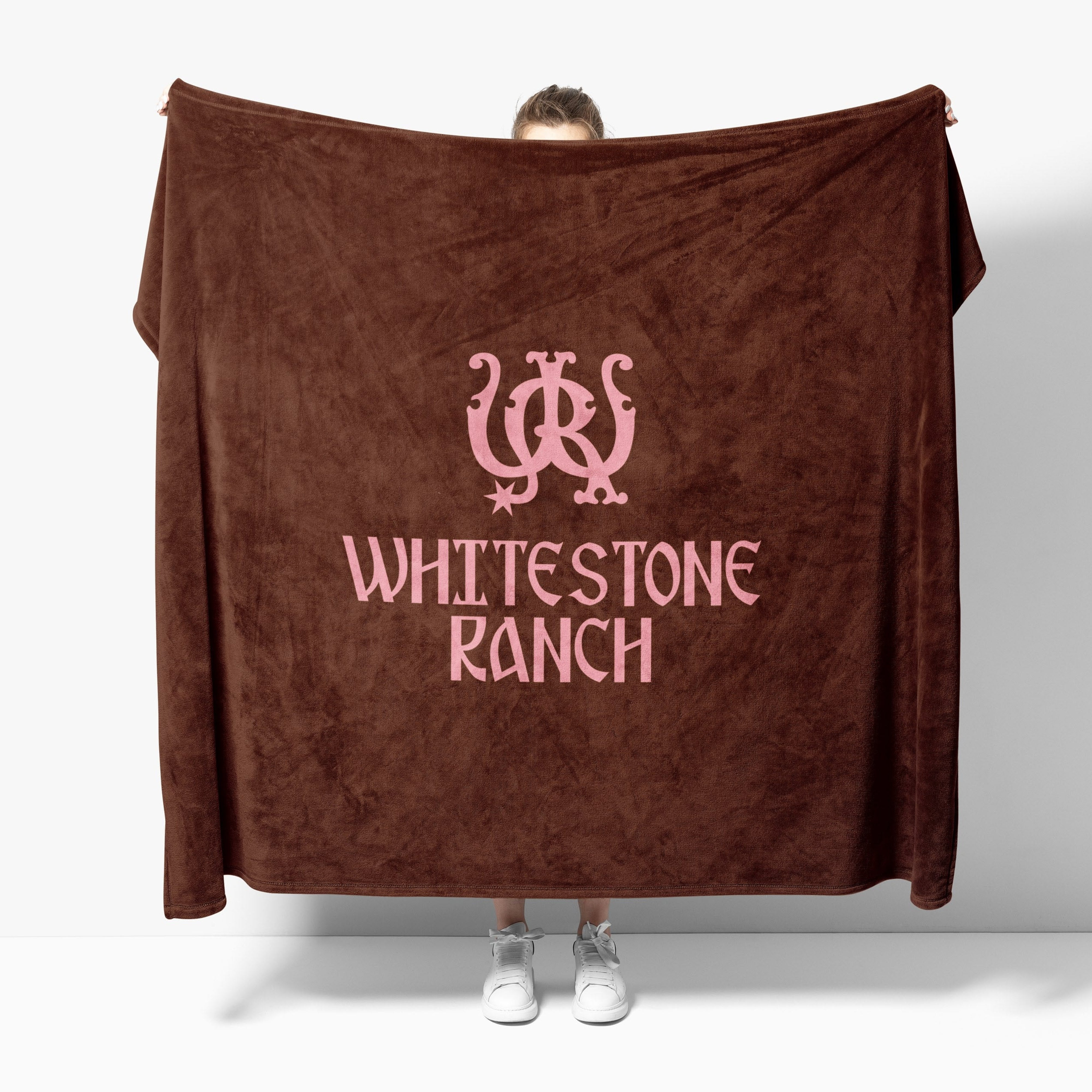 Brown Whitestone Signature Blanket